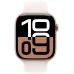 Apple Watch 10 42mm Sport Band (Золото/Розовый)