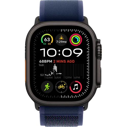 Apple Watch Ultra 2 2024 Black 49мм Alpine Loop (Синий)