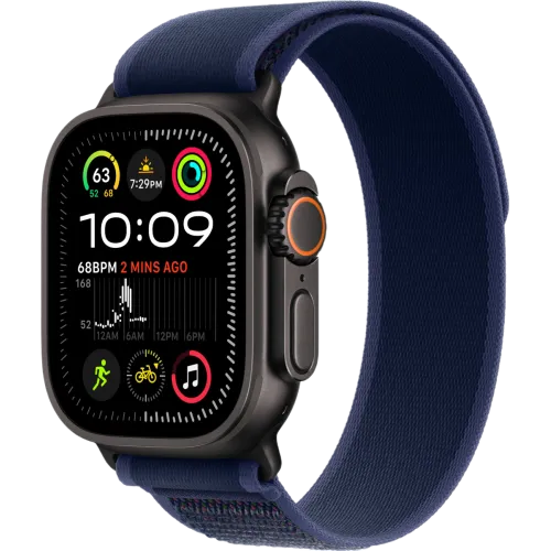 Apple Watch Ultra 2 2024 Black 49мм Trail Loop (Синий)