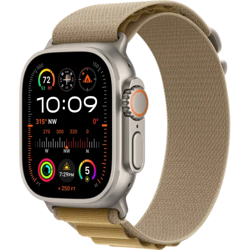 Apple Watch Ultra 2 2024 Natural 49мм Alpine Loop (Коричневый)