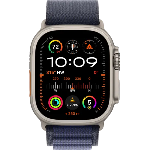 Apple Watch Ultra 2 2024 Natural 49мм Alpine Loop (Синий)