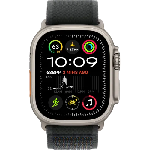Apple Watch Ultra 2 2024 Natural 49мм Trail Loop (Черный)