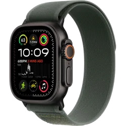 Apple Watch Ultra 2 2024 Black 49мм Trail Loop (Зеленый)