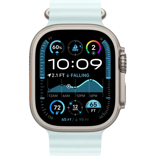 Apple Watch Ultra 2 2024 49mm Natural Ocean Band (Голубой)