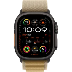 Apple Watch Ultra 2 2024 Black 49мм Alpine Loop (Коричневый)