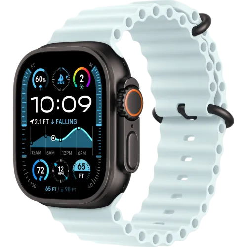 Apple Watch Ultra 2 2024 49mm Black Ocean Band (Голубой)
