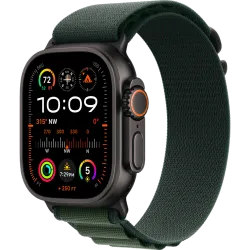 Apple Watch Ultra 2 2024 Black 49мм Alpine Loop (Зеленый)