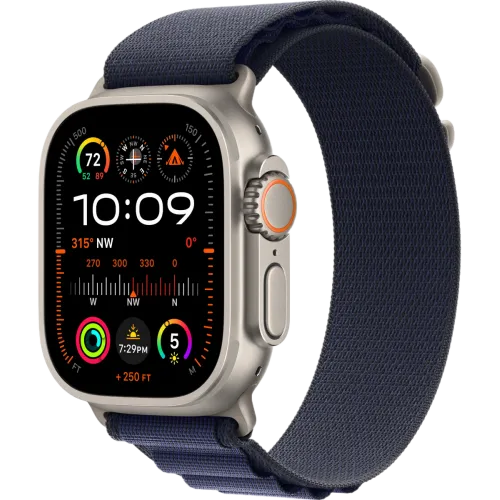 Apple Watch Ultra 2 2024 Natural 49мм Alpine Loop (Синий)