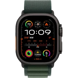 Apple Watch Ultra 2 2024 Black 49мм Alpine Loop (Зеленый)