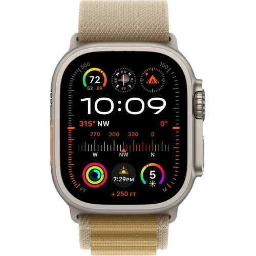 Apple Watch Ultra 2 2024 Natural 49мм Alpine Loop (Коричневый)