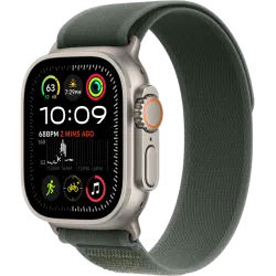 Apple Watch Ultra 2 2024 Natural 49мм Trail Loop (Зеленый)