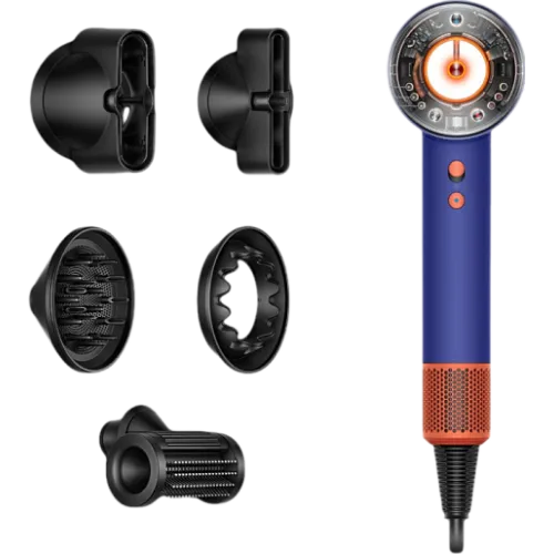 Фен Dyson Supersonic HD16 Nural (Синий/Оранжевый)